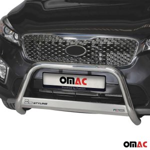Kia Sorento Bull Bar - Omac - Steel - Silver - '16-'18